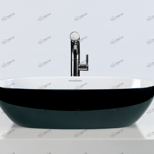VBBAR48BK Накладная раковина на столешницу  овальная Victoria + Albert 