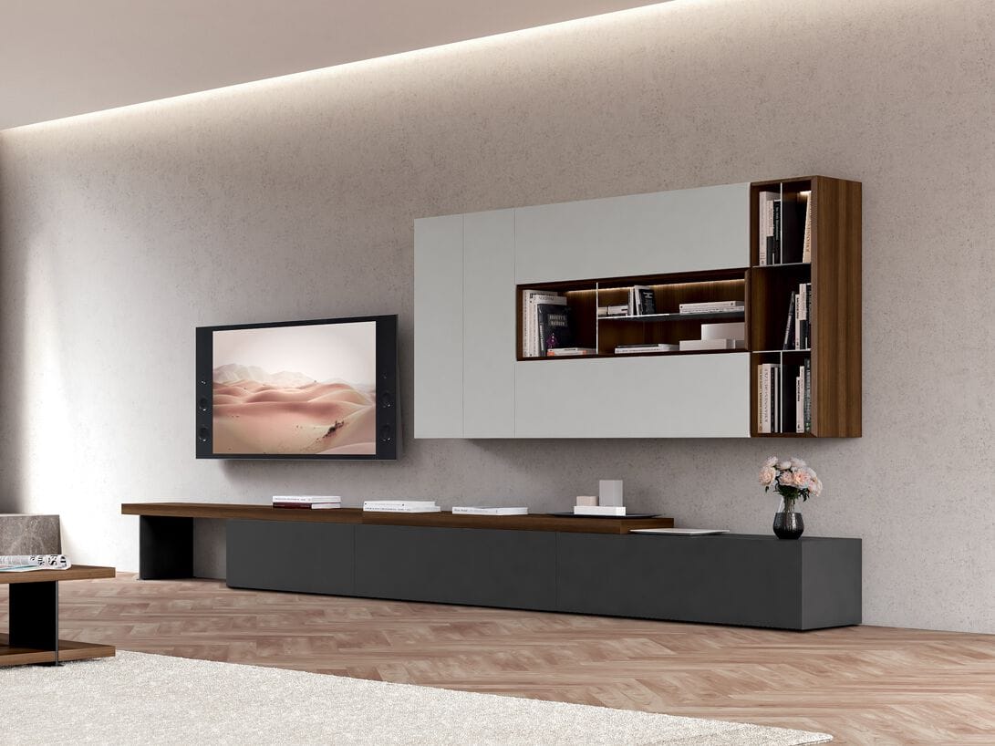 Деревянная секционная оборудованная стена Febal Casa QUARANTACINQUE ARCH-00139728