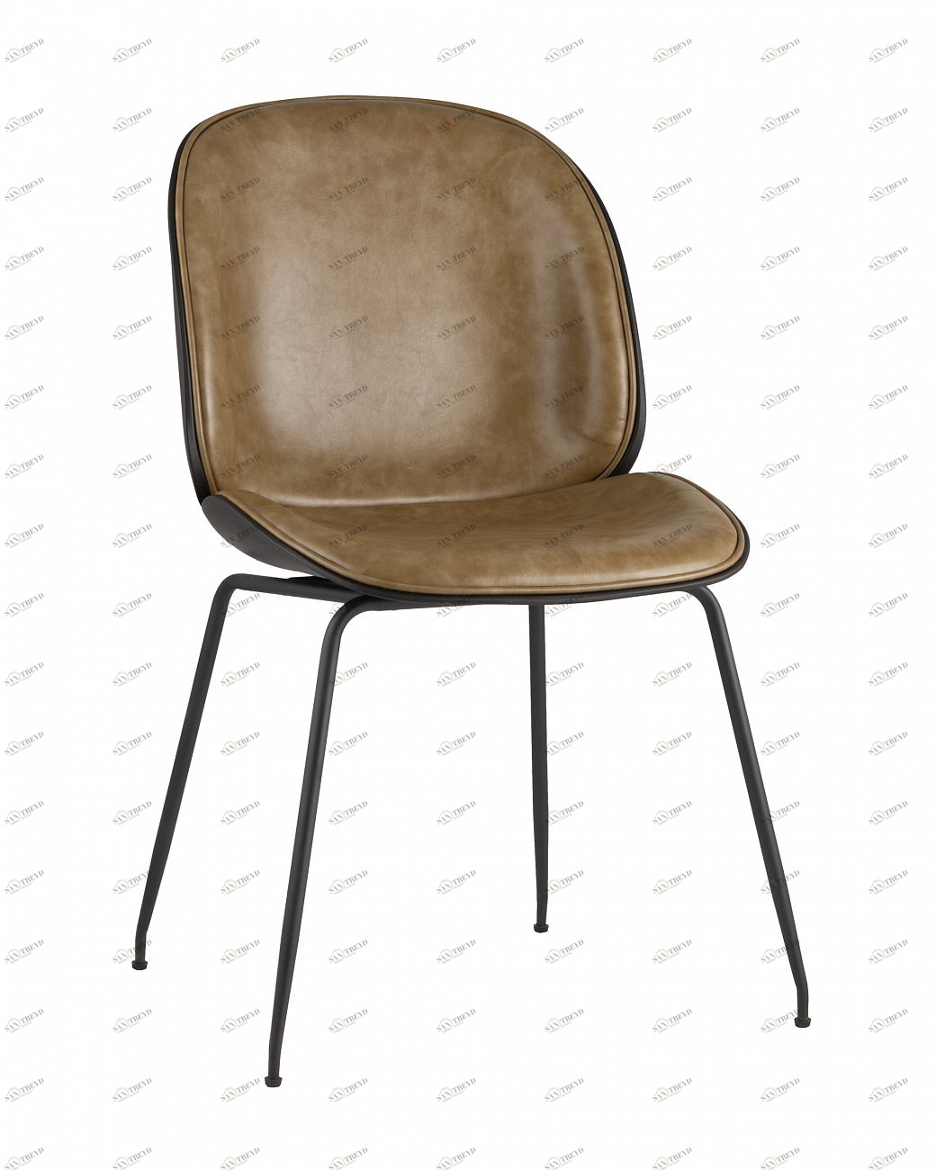 Стул со спинкой зеленый Beetle STOOL GROUP ДИЗАЙНЕРСКИЕ, ИНТЕРЬЕРНЫЕ 00-3946177 Зеленый 