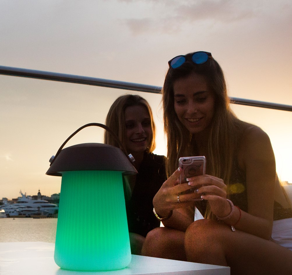 083707 Портативный светильник с динамиком Mantra Funghi - Вид №2