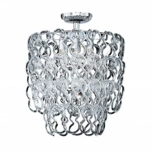 Потолочный светильник Ideal Lux Alba PL7 IDEAL LUX ДИЗАЙНЕРСКИЕ, ALBA 074000 Прозрачный;хром