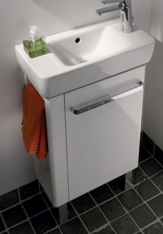 862250000 GEBERIT тумба для раковины RENOVA COMPACT /44,8х60,4х22,2/ (белый матовый/белый глянцевый) Santreyd  - Вид №1