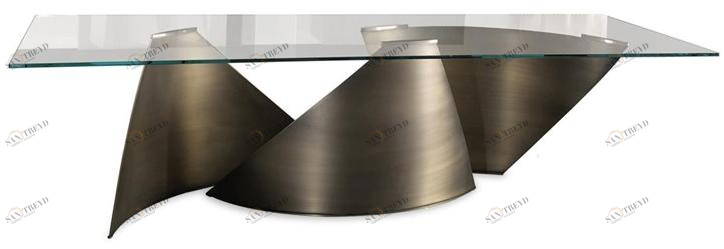 Reflex Прямоугольный обеденный стол из стекла Vele sun-id-1345864