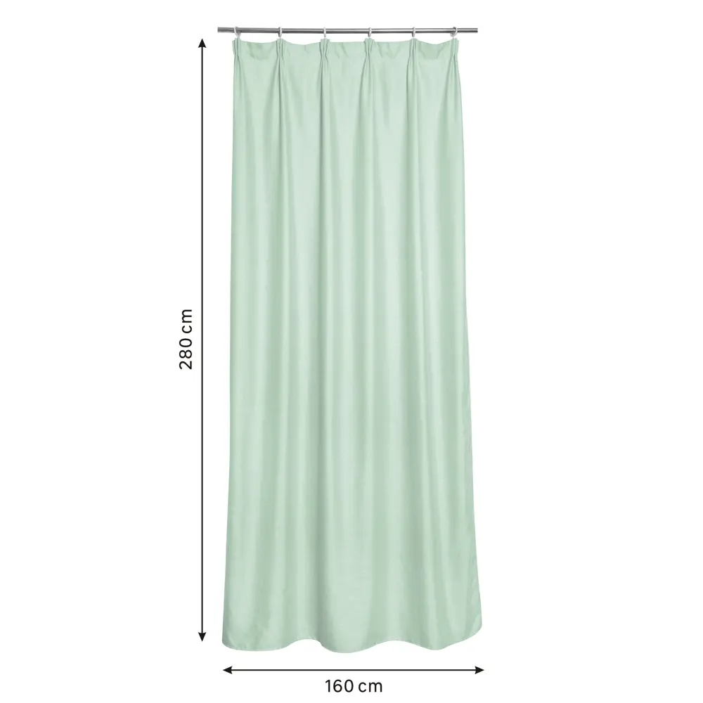 Штора на ленте Inspire Solu 160x280 см цвет зеленый STLM-2028240 - Вид №1