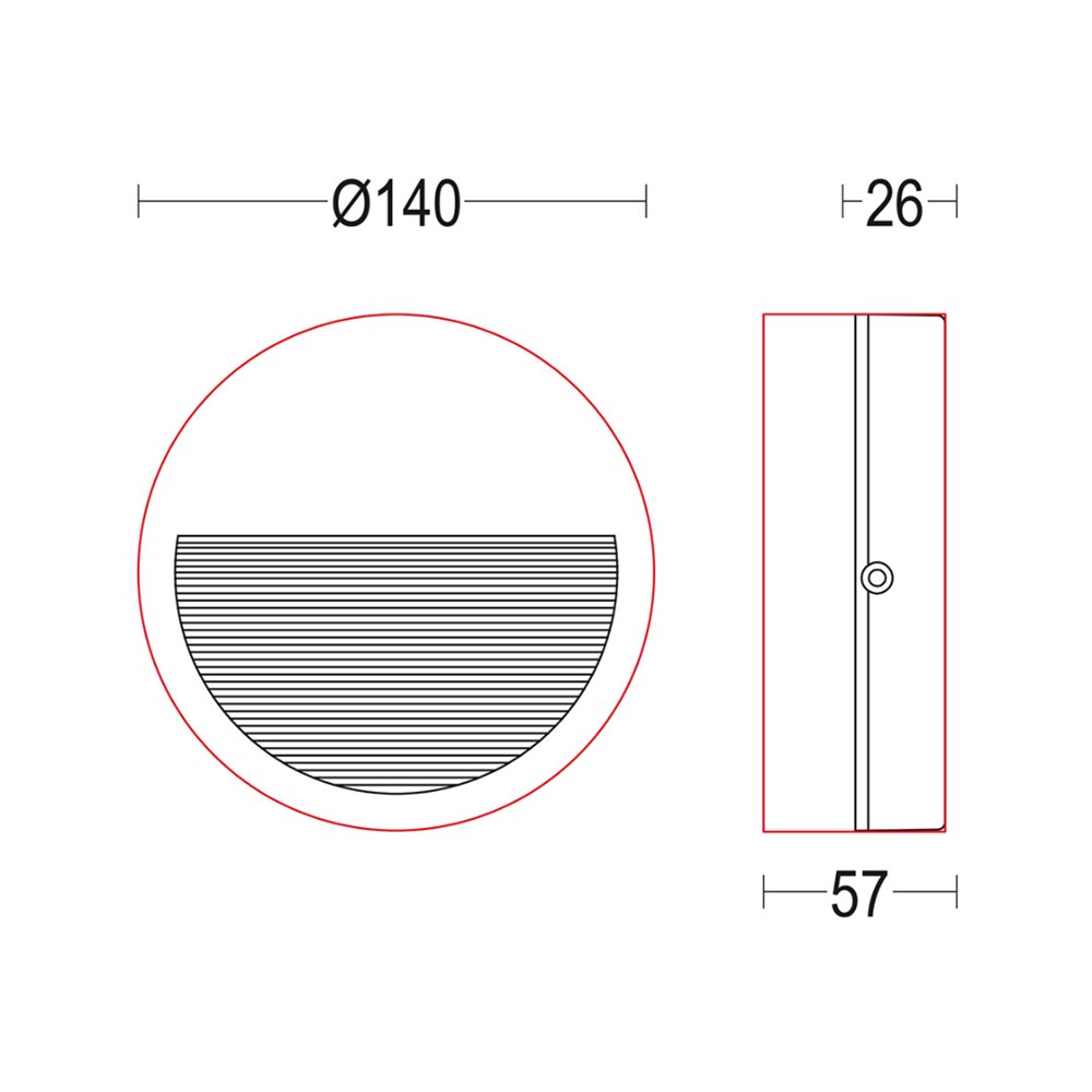 Verso flat RD R Ghidini Verso Flat R RD .05 Темно-Cерый (Матовый)  - Вид №1