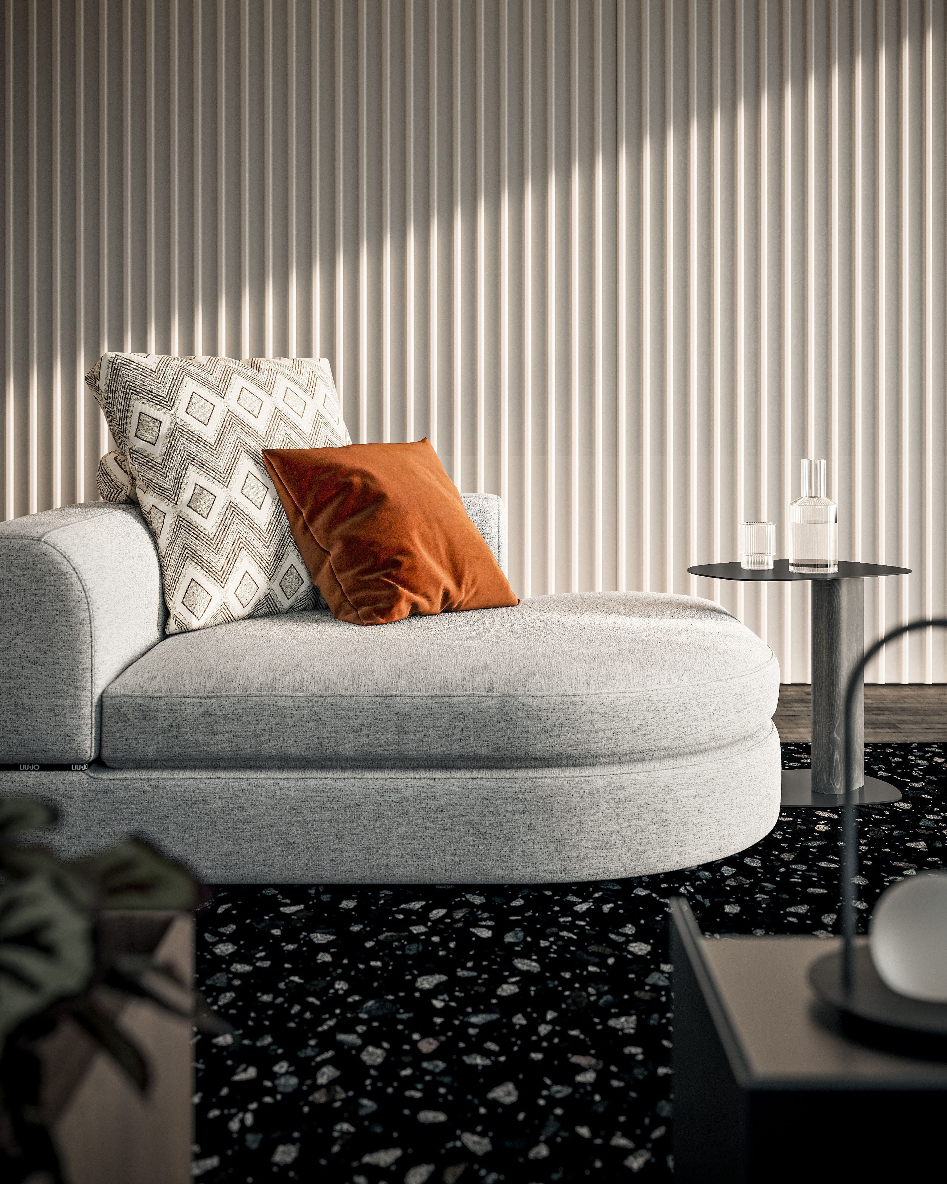 Тканевый диван с полуостровом Liu Jo Living Collection Pixi ARCH-00078655 - Вид №11