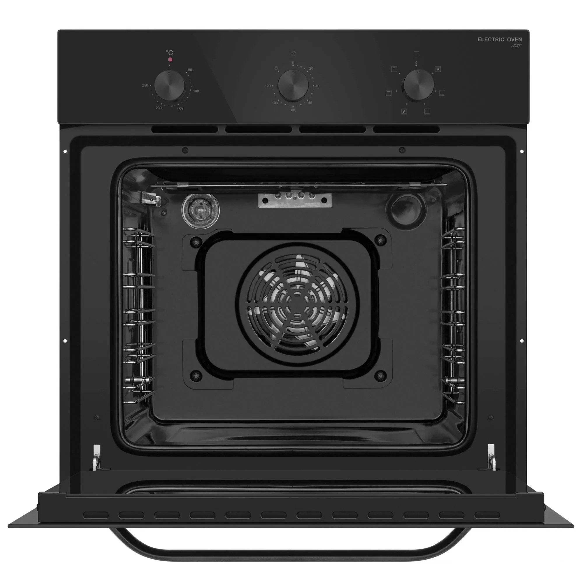 9168830 Электрический духовой шкаф Meferi MEO606BK LIGHT черный STDN-0076211 - Вид №1