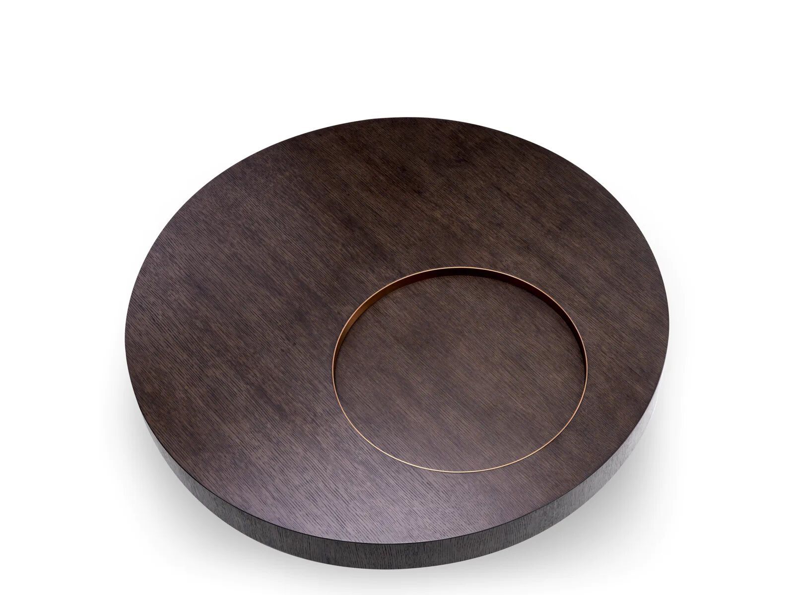 Деревянный и металлический круглый журнальный столик Eichholtz OTUS ARCH-00110007 - Вид №2