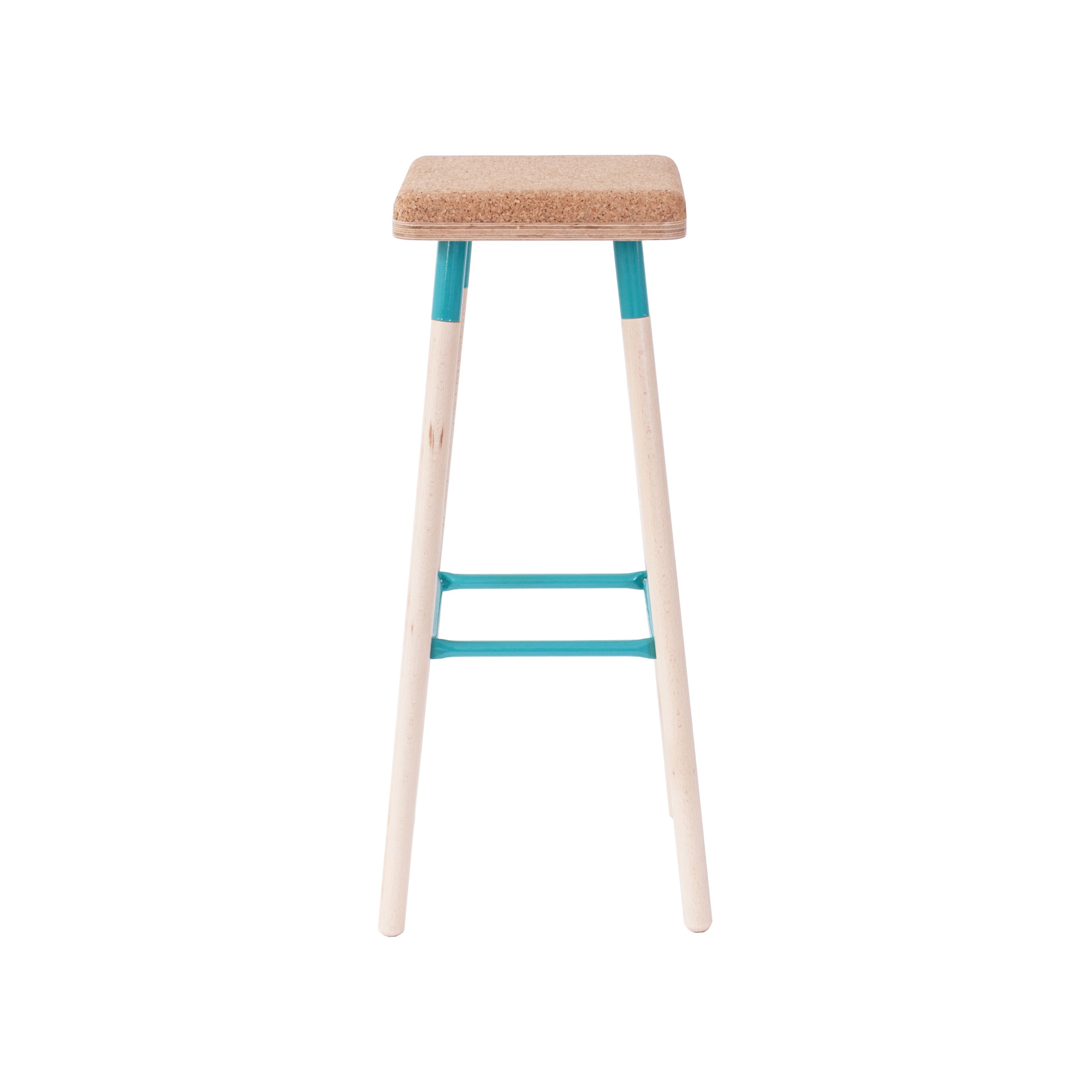 Высокий табурет из пробки с подставкой для ног Askia ARCH-00047469 - Вид №4