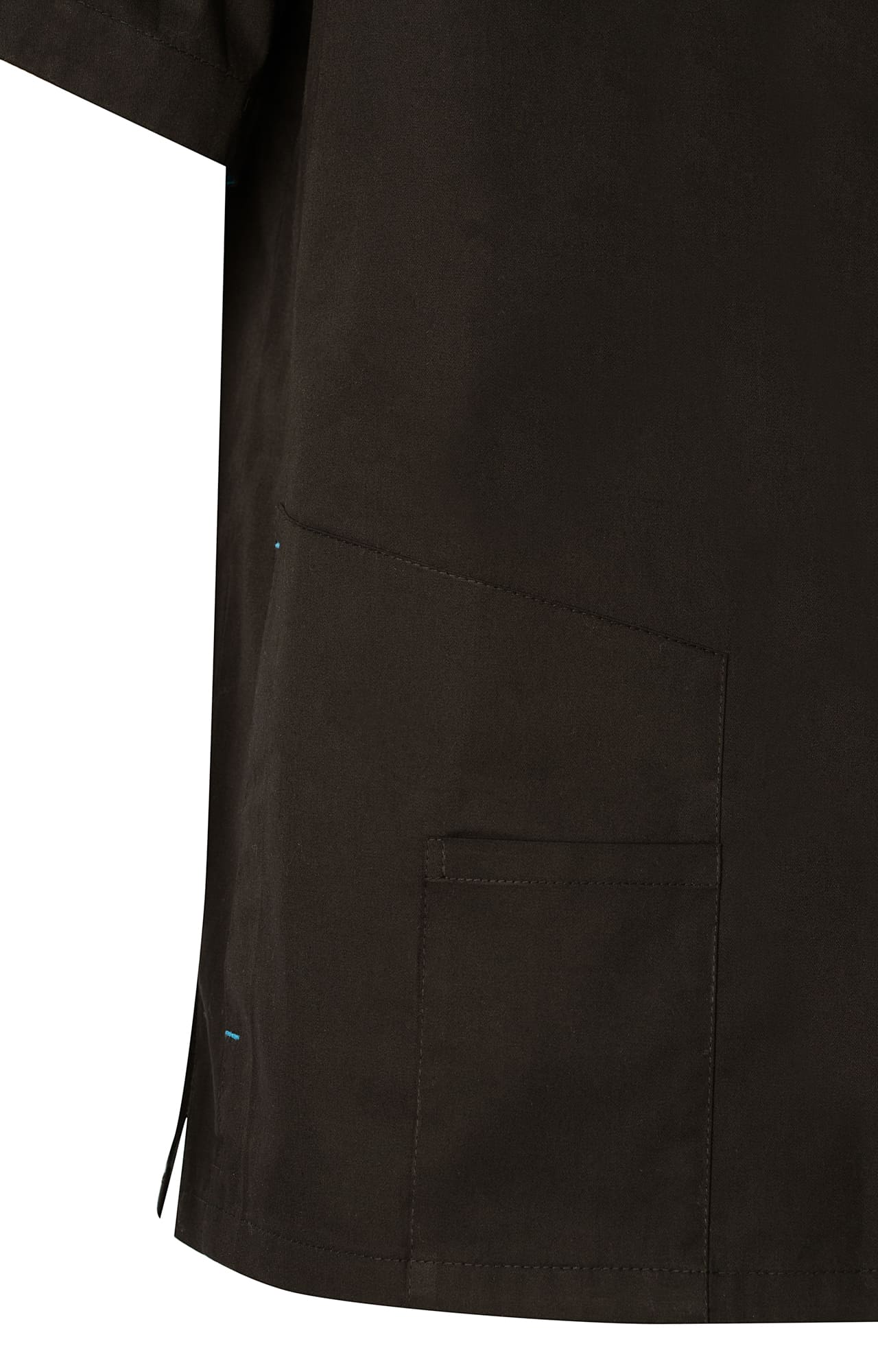 5040175 Куртка ОРИОН мужская черная бирюза  Медицинская одежда  размер 60-62/182-188 Спецодежда  - Вид №4