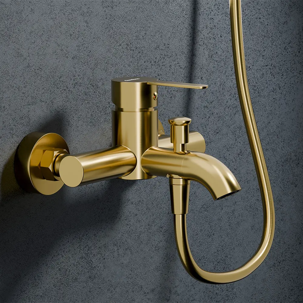 Смеситель для ванны Damixa Rowan в бронзовом исполнении 89346498 STLM-0977684 - Вид №1