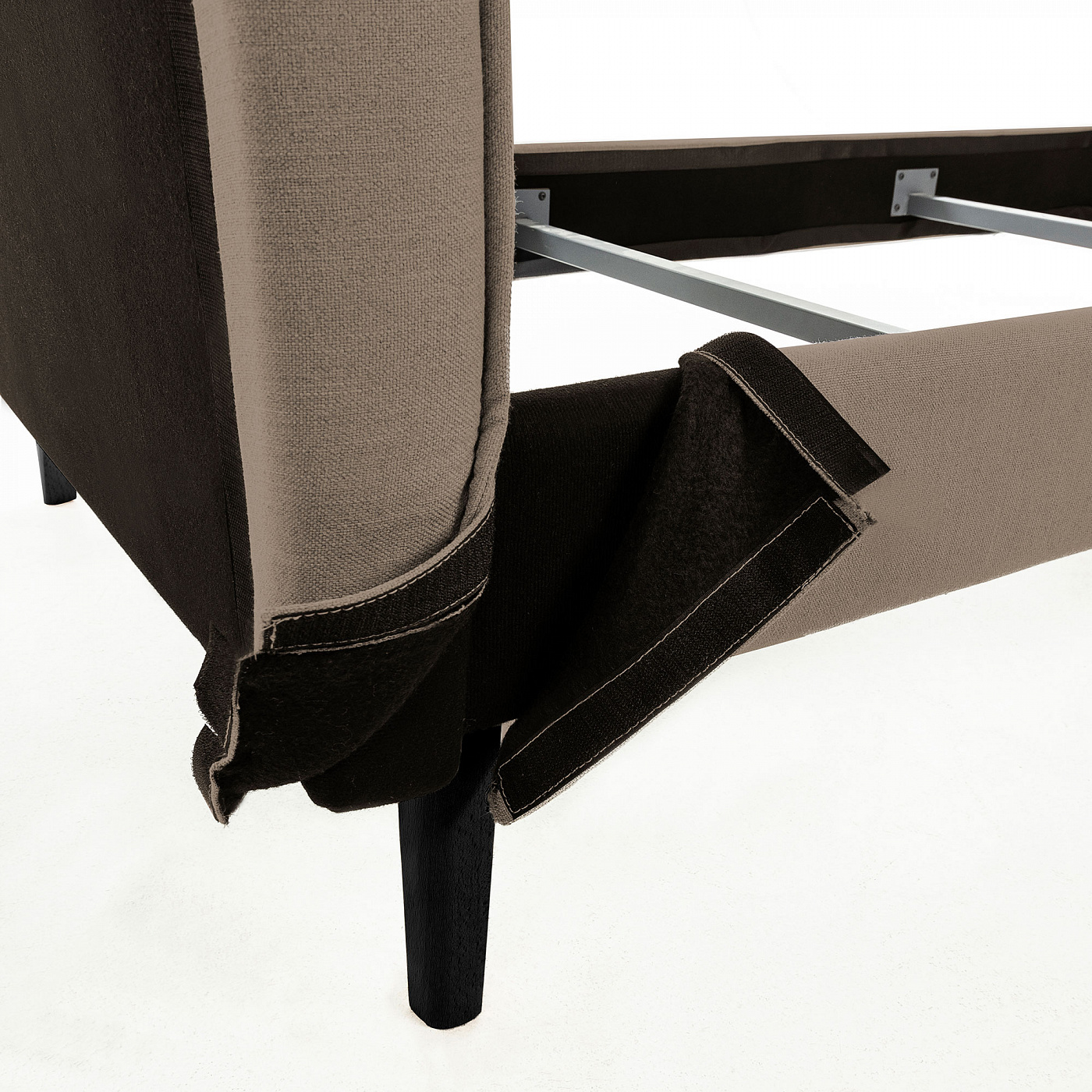 067583 Кровать 90х190 коричневая La Forma Ethel - Вид №2