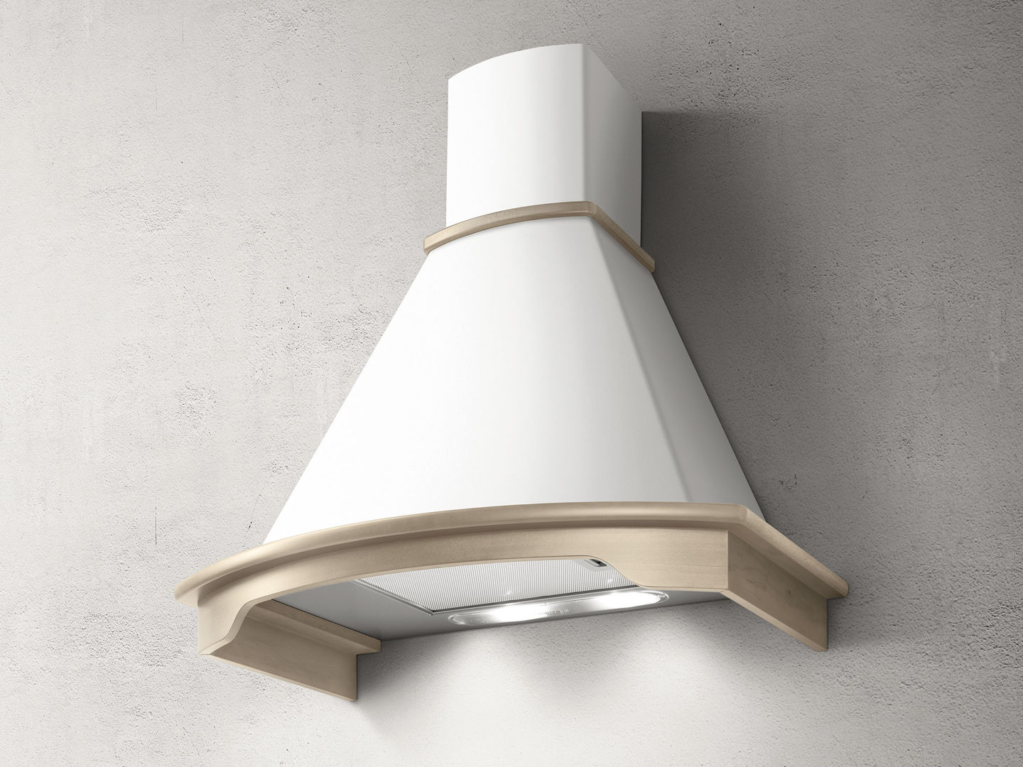 CORALINE WH/A/90 T.GREZZO-PRF0041832B Вытяжной шкаф / пристенная, 90 см, 650 м3/ч, белый Elica 