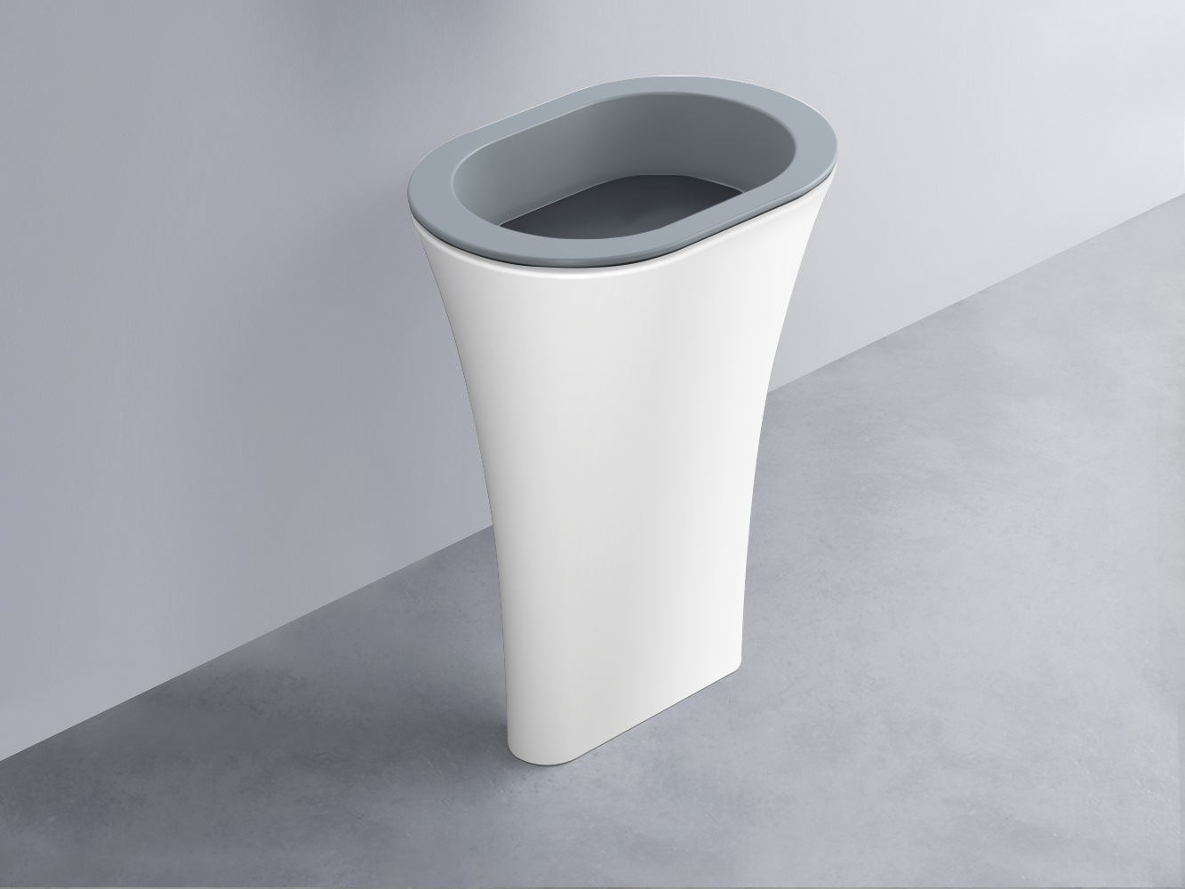 AMLA65-BR+AMPILO-BA+AMCOLO-BL Раковина Amedeo Ovale отдельностоящая cielo Enjoy + Amedeo Ceramica Cielo