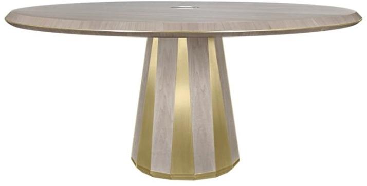 FRATO Круглый обеденный стол из дерева  Ffu130010aaa  - Вид №1