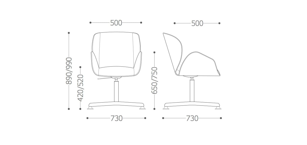 Спицевое кресло с подлокотниками VAGHI Sounds Guest ARCH-00104748 - Вид №4