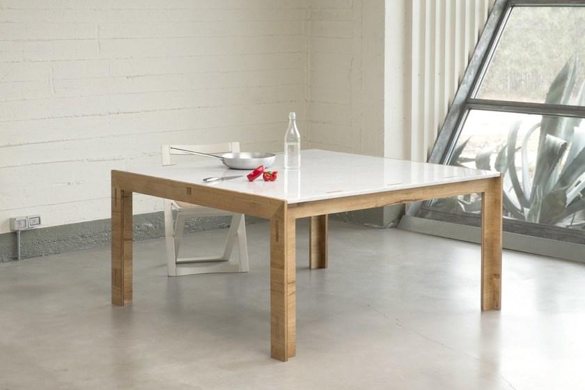 NODOO Квадратный стол из массива дерева sun-id-1358778 - Вид №1