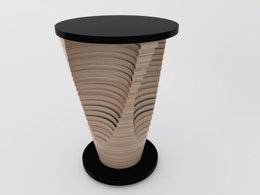 Zuri Design Круглый высокий стол для контракта Stratum 01400 - Вид №2