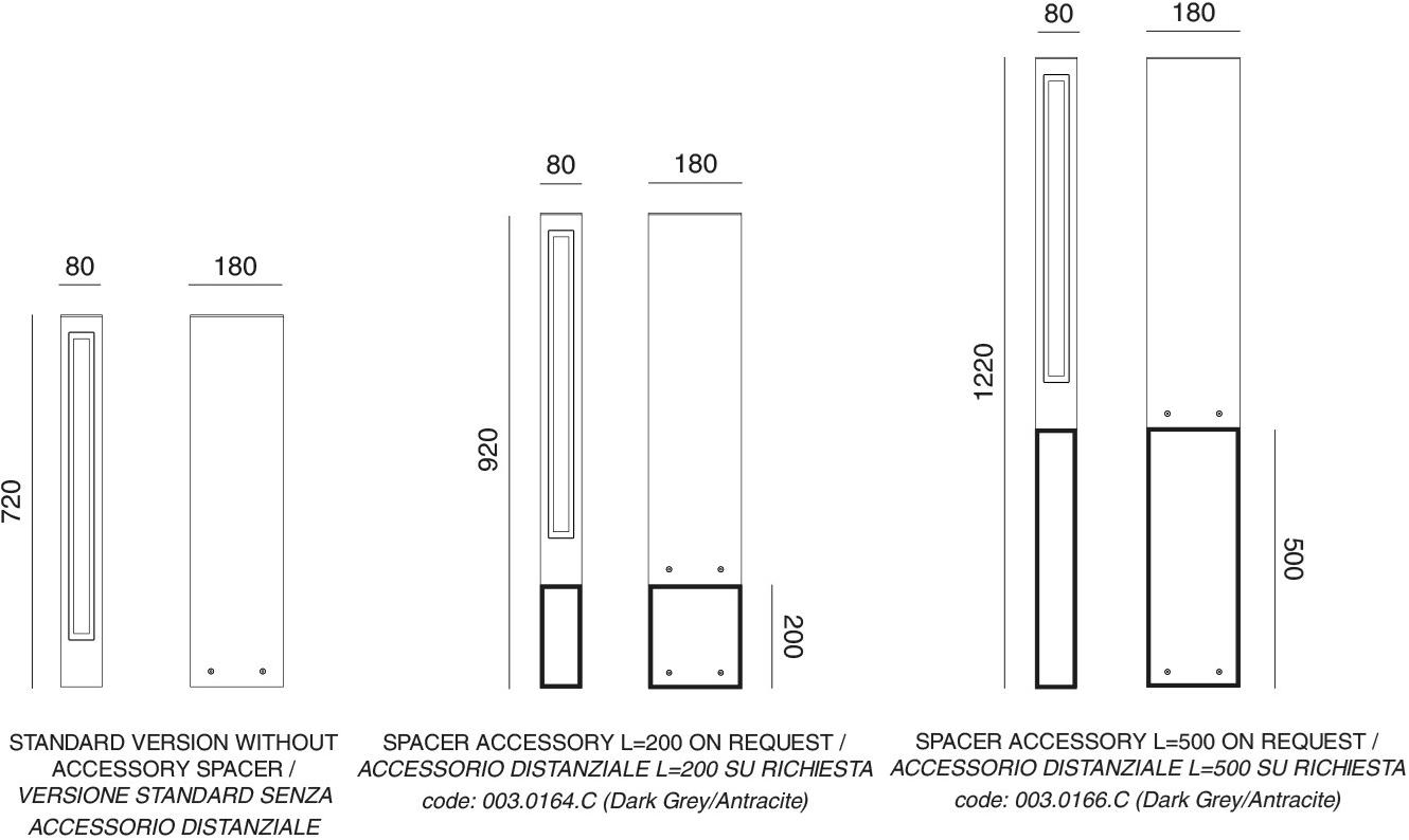 NEXO LUCE Светодиодный столб Bollard nexo luce 1039 - Вид №3