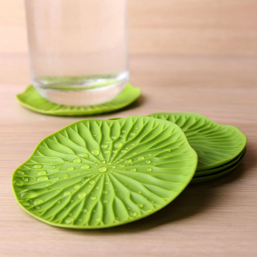 QL10165-GN Подставочная салфетка под стакан Пластмассовая Qualy Великобритания  - Вид №3