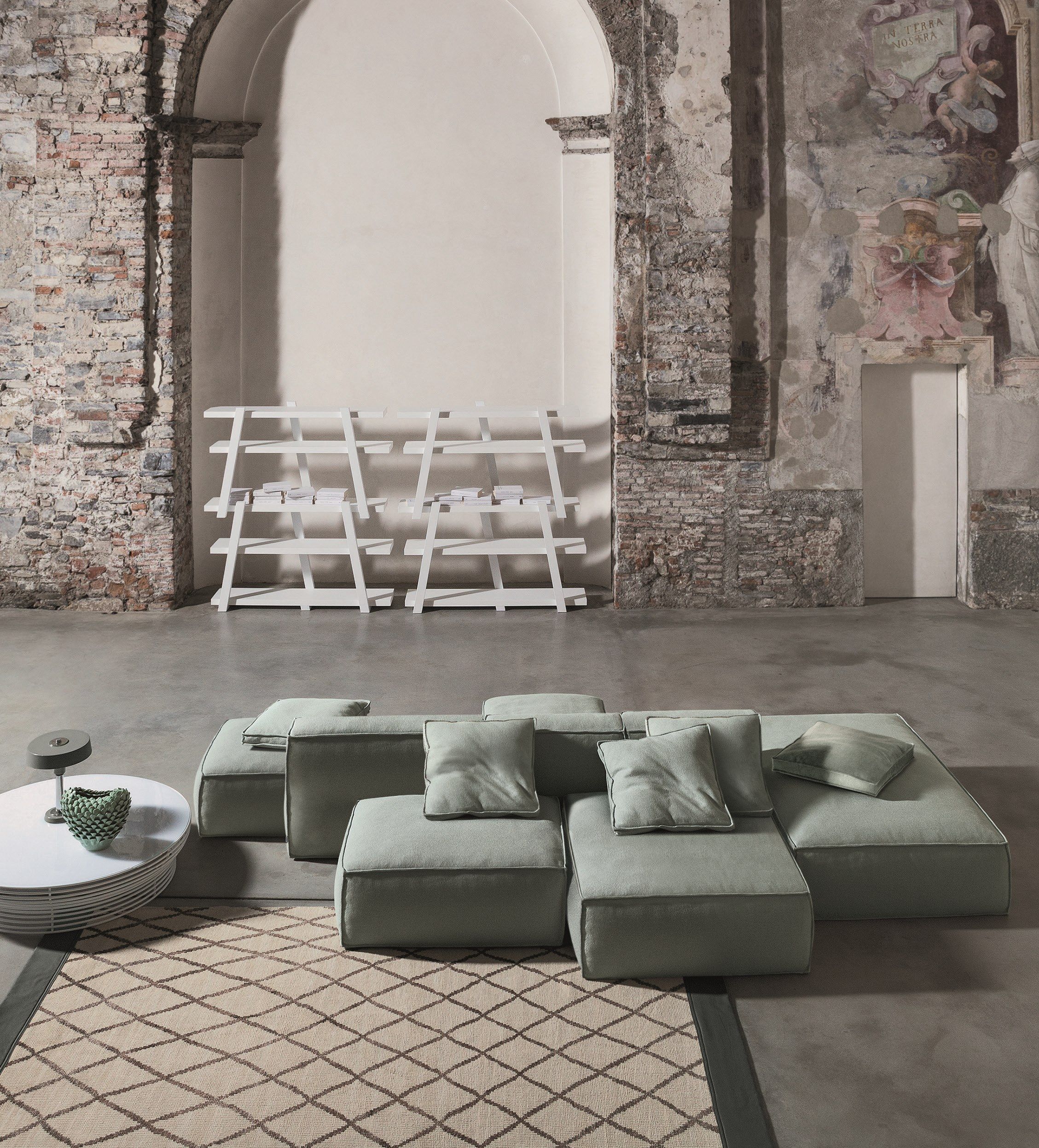 Модульный тканевый диван BONALDO арахис ARCH-00098902 - Вид №4