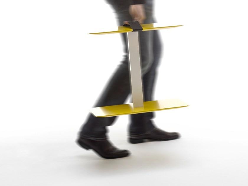 Viccarbe Низкий лакированный журнальный столик из мдф Serra Se45s - se45 - Вид №2