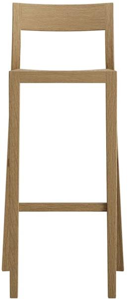 horgenglarus Высокий табурет из массива дерева со спинкой Lyra 11-680 - Вид №18