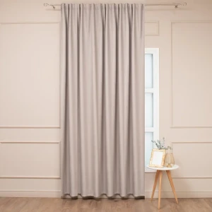 AMORE MIO Штора на ленте бежевая для спальни 200×295 см 89433192