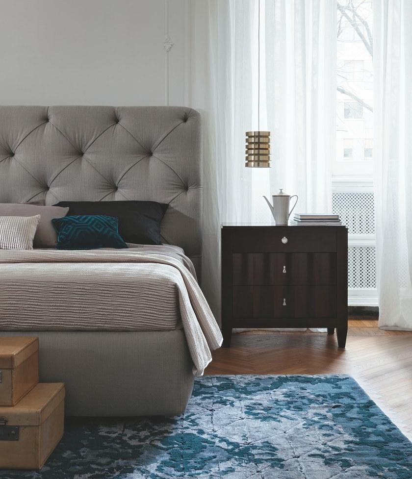 SELVA Двуспальная кровать из кожи с тафтинговым изголовьем  2089 + 2090  - Вид №2