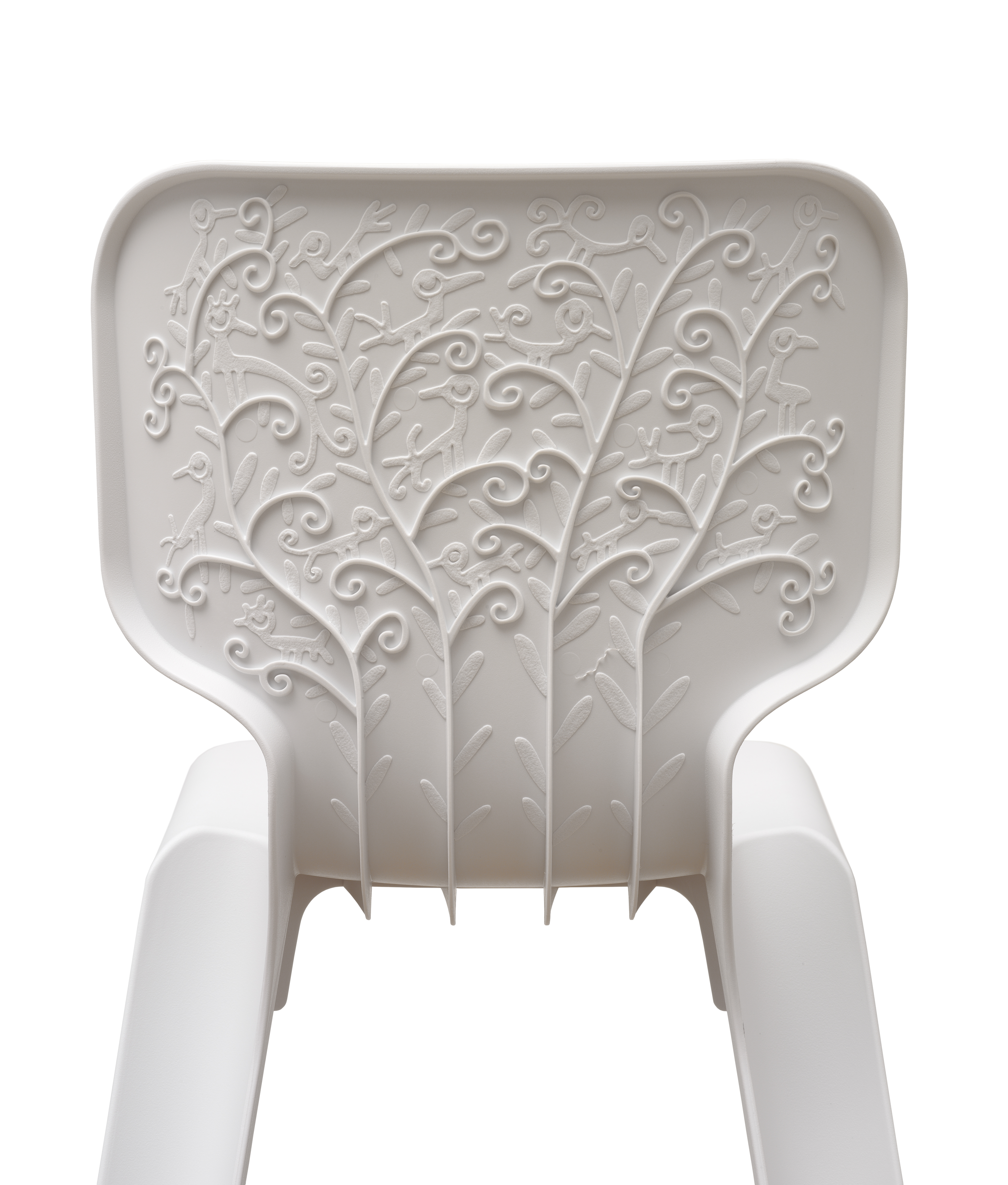 Magis Alma MT160 B Детский стул из полипропилена штабелируемый. Цвет: Белый 1690 C  - Вид №1