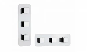 Z032204 + Z030201 000 Смеситель & запорный кран Cube 2 Outlets LP BOSSINI