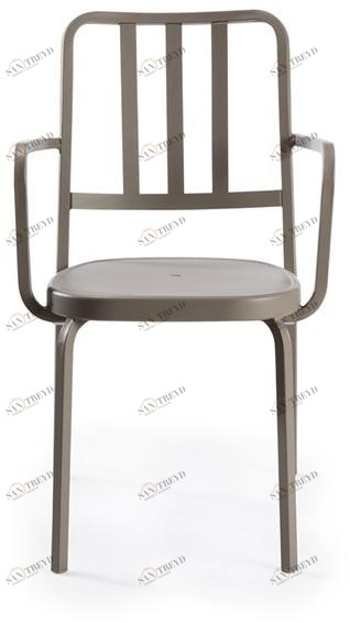 Vermobil Штабелируемый металлический садовый стул с подлокотниками Quatris Qt300