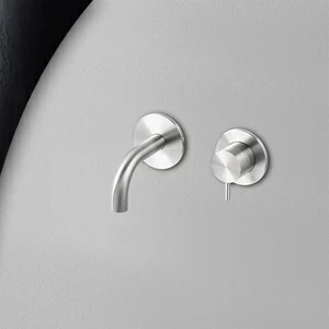 Смеситель для раковины сталь глянцевая Toki Radomonte TKI17L