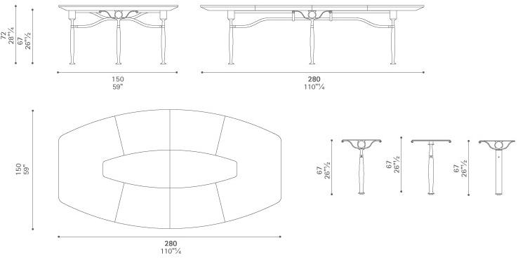 Poltrona Frau Стол для совещаний из орехового дерева L'ufficio - sistemi direzionali sun-id-1479982 - Вид №7