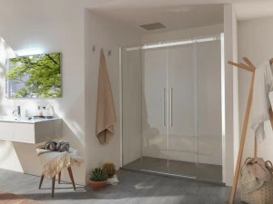 INDA® Душевая кабина стеклянная ниша с раздвижной дверцей Air B823…