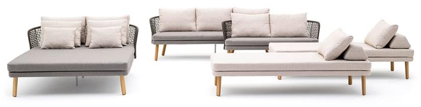 Varaschin Садовый лежак из ткани Emma 236lt - Вид №3