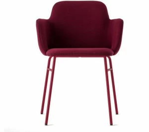 TrabA' Стул из ткани с подлокотниками Bardot 0034 met-tu-cb-uph