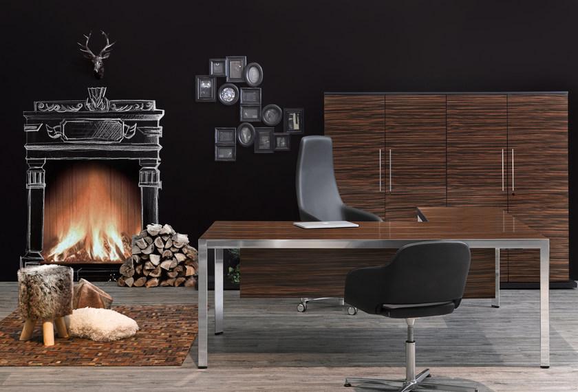 Sinetica Исполнительный угловой стол Frame + sun-id-1487422 - Вид №5