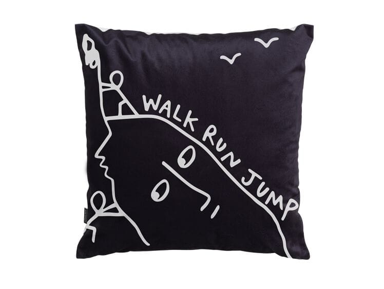 Квадратная подушка из ткани Qeeboo Linescapes ARCH-00018190