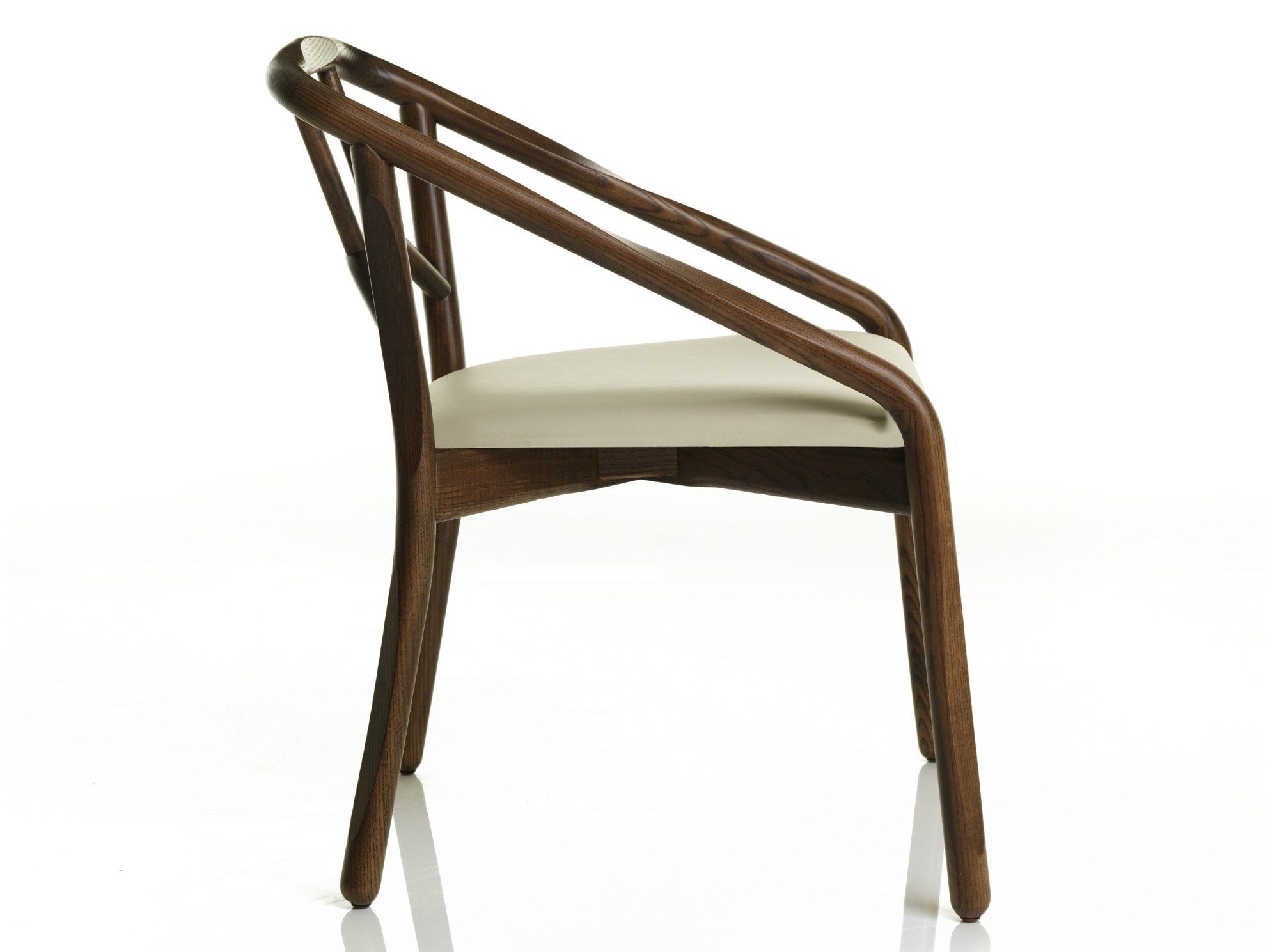 Деревянный стул со встроенной подушкой из ткани ALMA DESIGN Marnie ARCH-00087639 - Вид №4