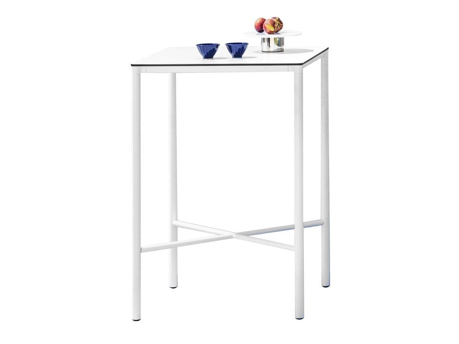 Высокий контрактный стол из стали и дерева Bontempi Casa MOON ARCH-00147949