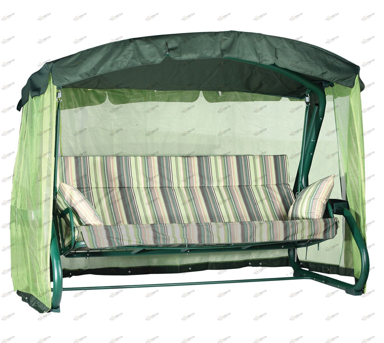 Качели садовые зеленые "Монако " IMPEX  132224 Зеленый 
