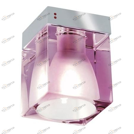 Светильник настенно-потолочный розовый Fabbian D28E0100 Rosso FABBIAN  00-3882607 Розовый 