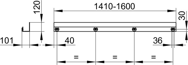 24953370600 Полочка для душа KEUCO ПОЛОЧКИ ДЛЯ ДУША - Вид №8