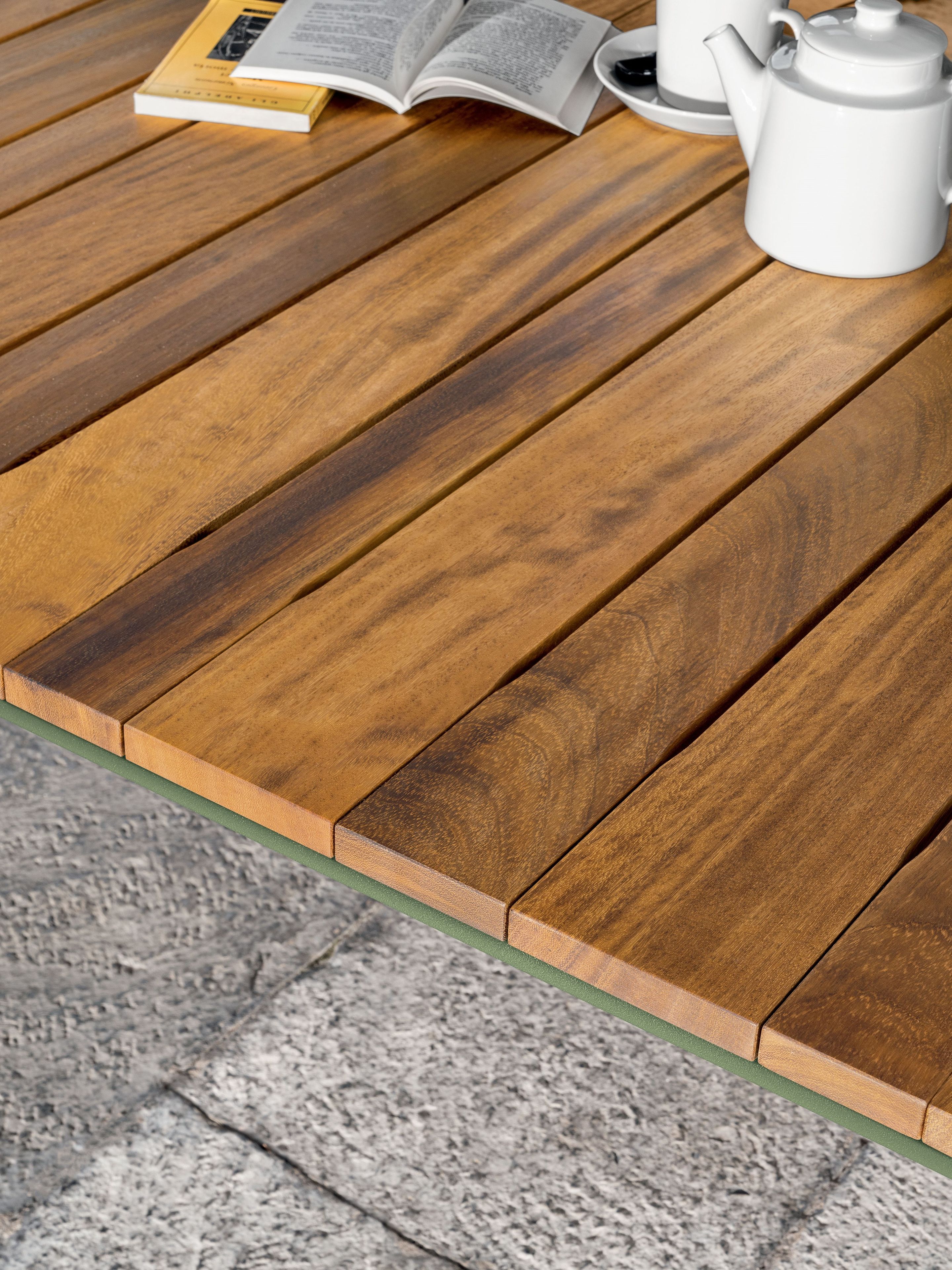 Прямоугольный садовый стол из тикового дерева Sovet Italia ARCH-00085162 - Вид №18