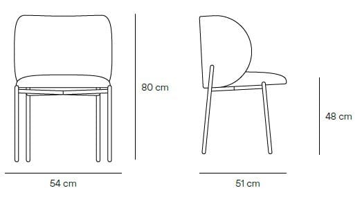 Стул из искусственной кожи с подлокотниками TEULAT Mogi ARCH-00118230 - Вид №25
