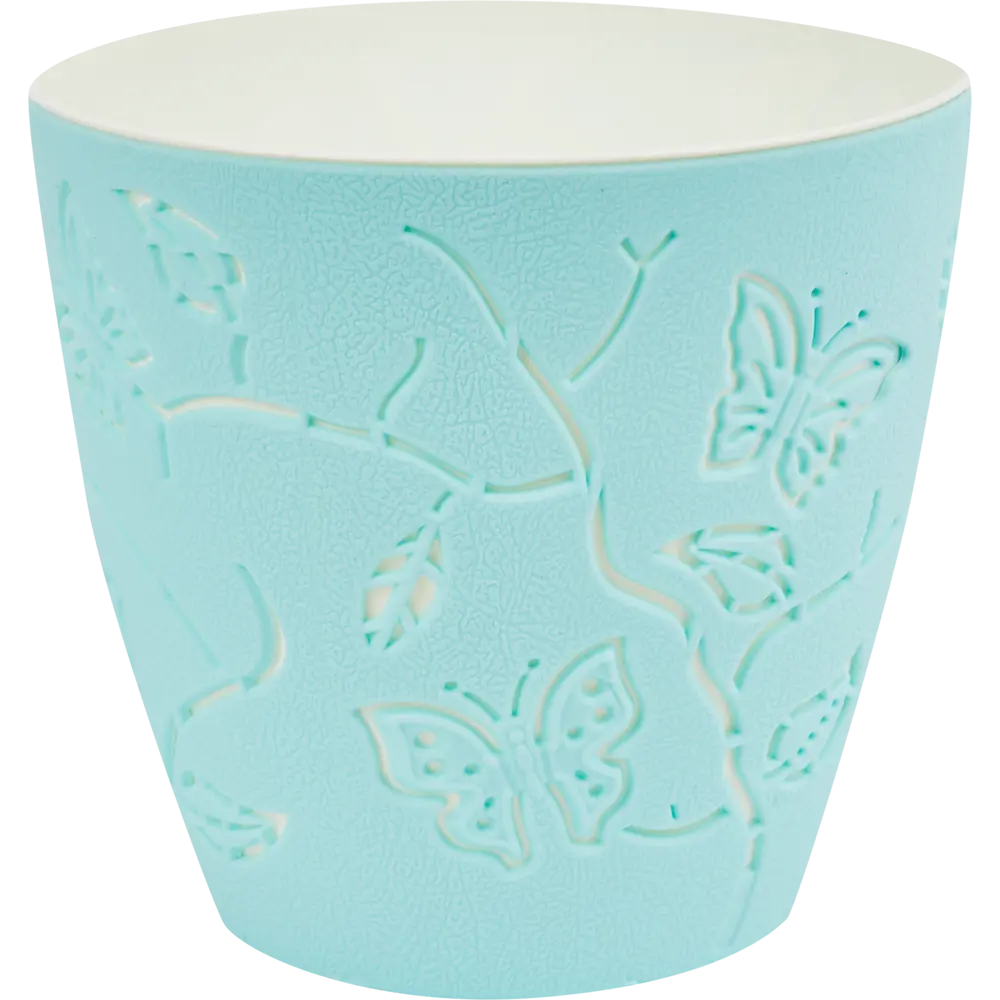 Горшок Butterflies ø 115 мм 0.7 л голубой 84253343 STLM-2141216 Santreyd