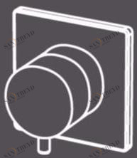 Radomonte 2-ходовой переключатель из нержавеющей стали Okami Dev10-o