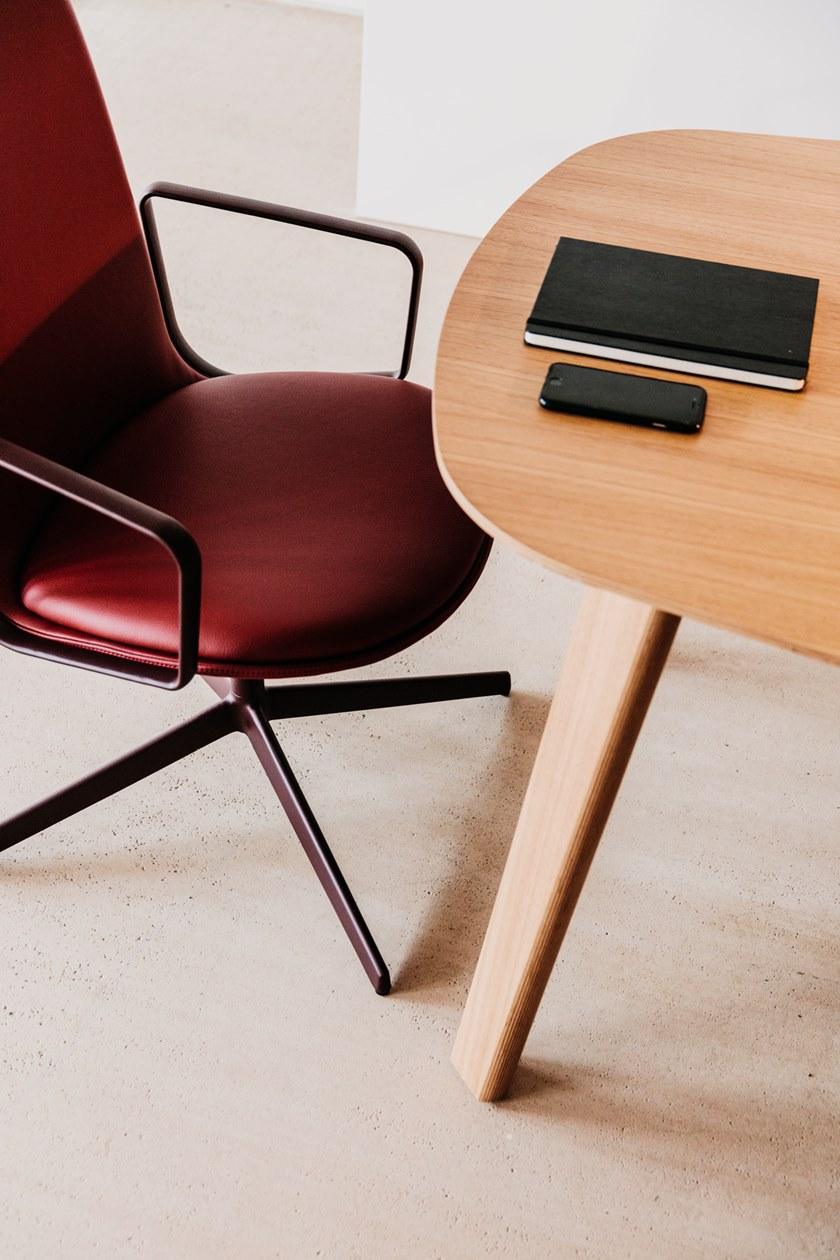 ENEA Офисный стул из ткани с 4 спицами и подлокотниками Lottus conference sun-id-1362390 - Вид №5