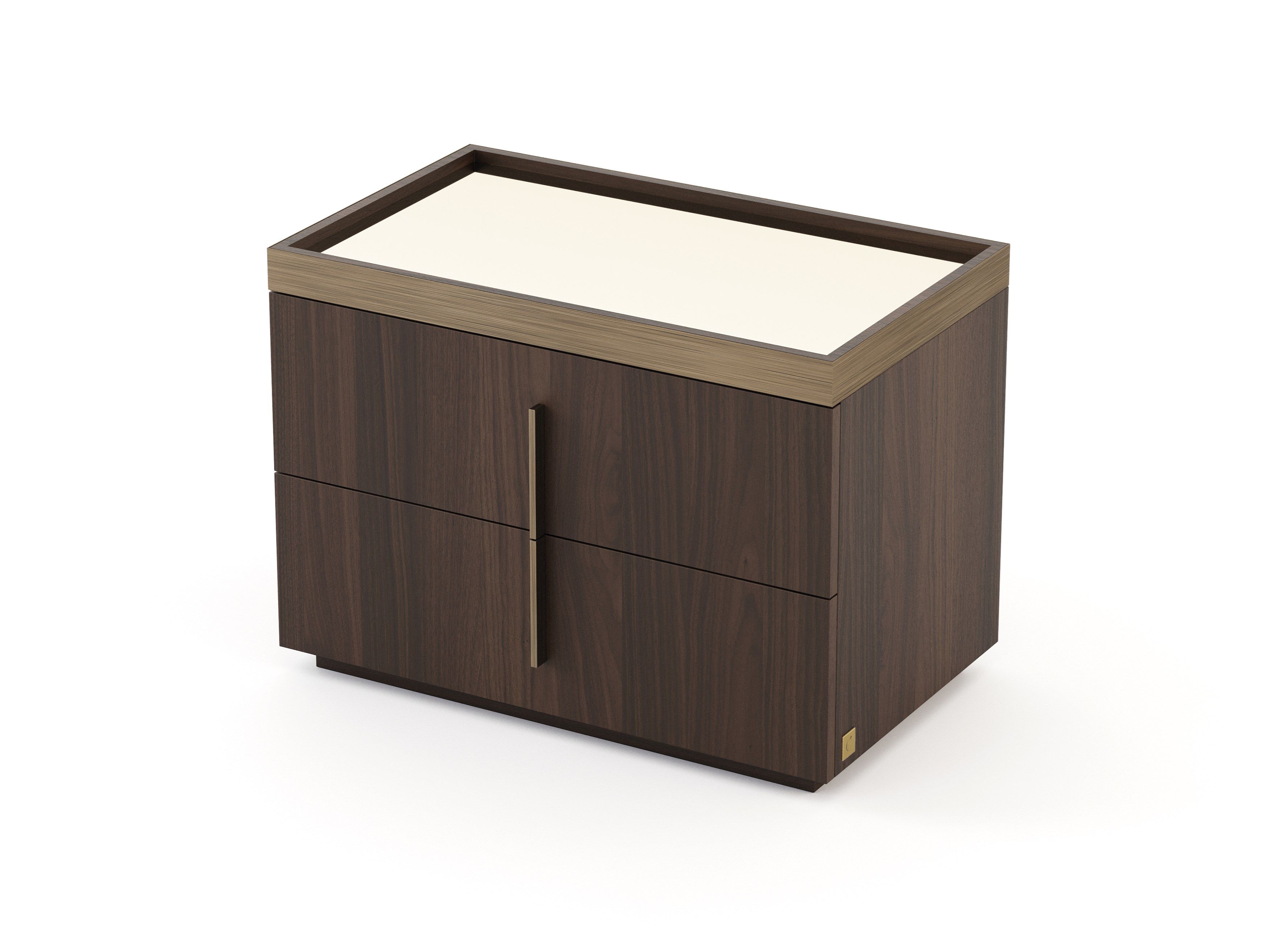 Прямоугольная прикроватная тумбочка из шпона с ящиками Stylish Club ARCH-00040121 - Вид №23